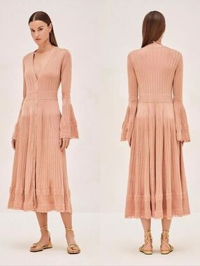 alexis rochelle beaded midi dress | Dresses | Alexis Crew Neck Long fashion prom dress Baltic Born Womens Adelyn Size:34S/28W (slim)